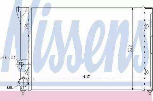 Nissens 65288 - Radiators, Motora dzesēšanas sistēma adetalas.lv