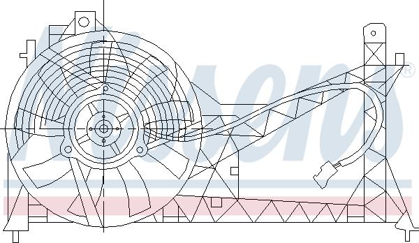 Nissens 85445 - Ventilators, Motora dzesēšanas sistēma adetalas.lv