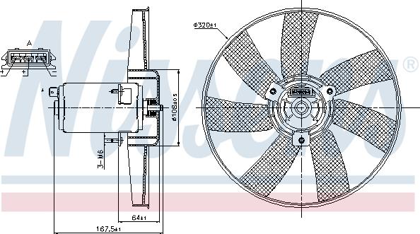 Nissens 85677 - Ventilators, Motora dzesēšanas sistēma adetalas.lv