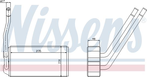 Nissens 73000 - Siltummainis, Salona apsilde adetalas.lv