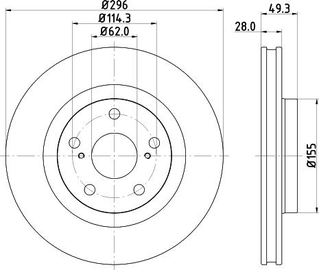 Nisshinbo ND1048K - Bremžu diski adetalas.lv