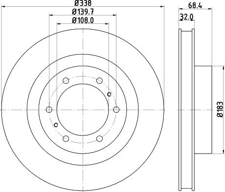 Nisshinbo ND1058K - Bremžu diski adetalas.lv