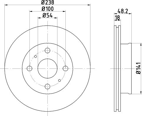 Nisshinbo ND1053K - Bremžu diski adetalas.lv