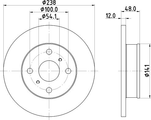 Nisshinbo ND1064K - Bremžu diski adetalas.lv