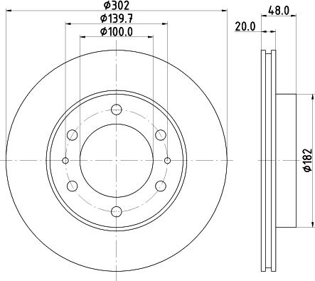 Nisshinbo ND1066K - Bremžu diski adetalas.lv