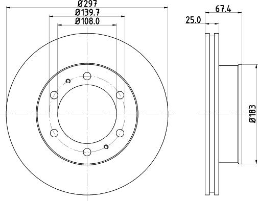 Nisshinbo ND1088K - Bremžu diski adetalas.lv