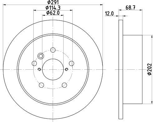 Nisshinbo ND1039K - Bremžu diski adetalas.lv