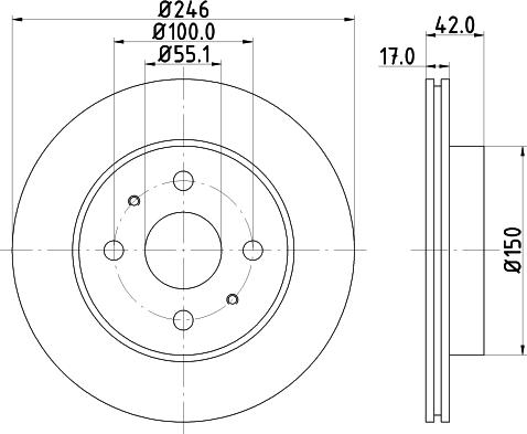 Nisshinbo ND1036K - Bremžu diski adetalas.lv