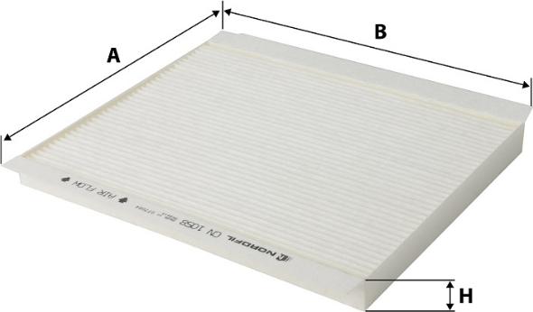 NORDFIL CN1058 - Filtrs, Salona telpas gaiss adetalas.lv