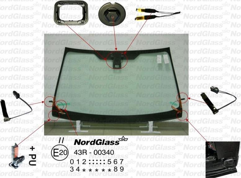 NordGlass 4044019 - Vējstikls adetalas.lv