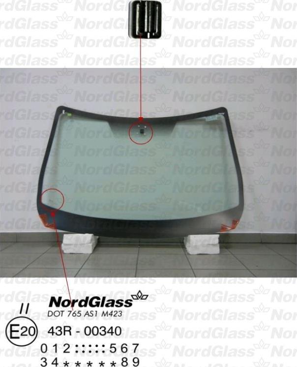 NordGlass 4044843 - Vējstikls adetalas.lv