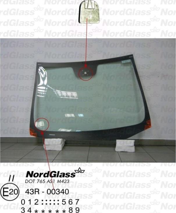 NordGlass 4044831 - Vējstikls adetalas.lv