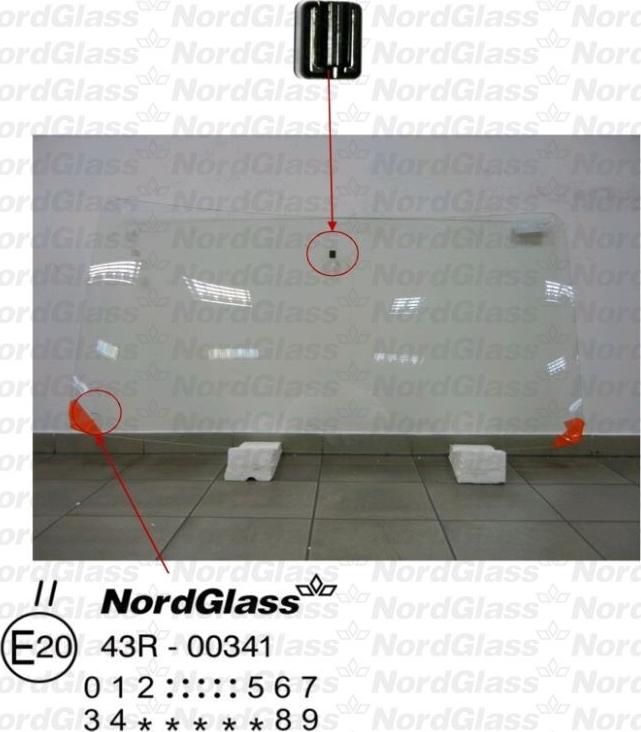 NordGlass 4044876 - Vējstikls adetalas.lv