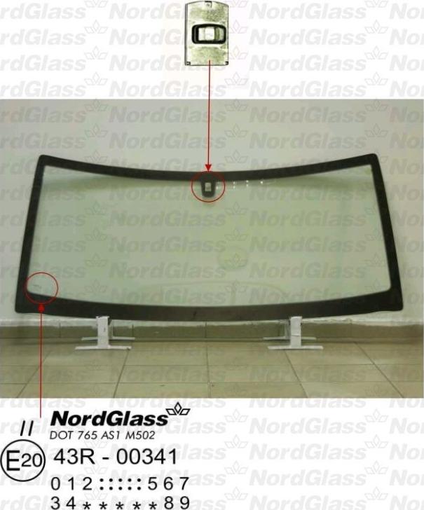 NordGlass 4044365 - Vējstikls adetalas.lv