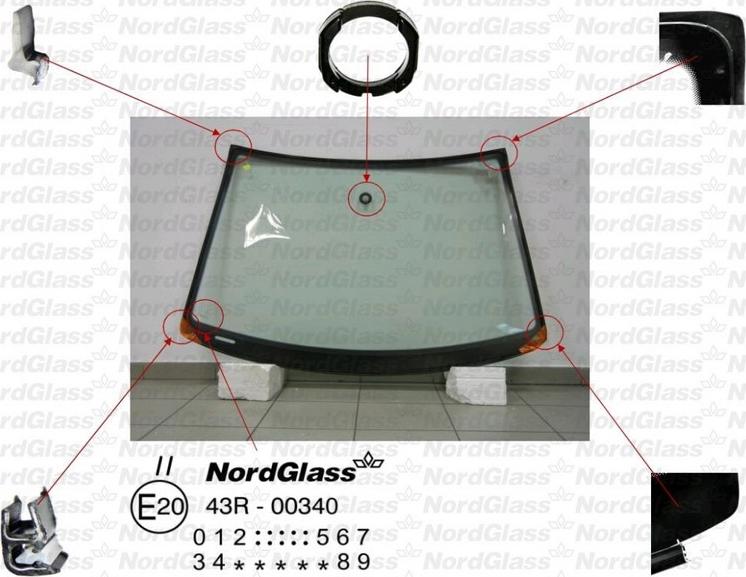 NordGlass 4046068 - Vējstikls adetalas.lv