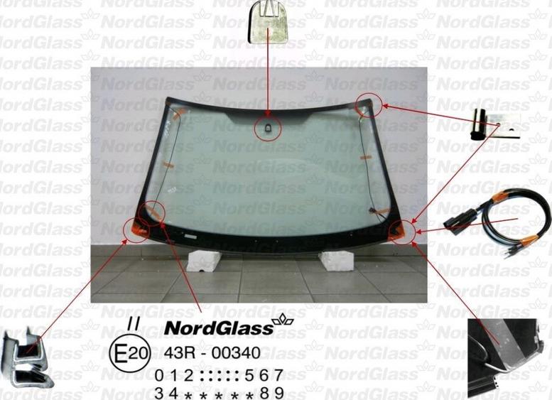 NordGlass 4043496 - Vējstikls adetalas.lv