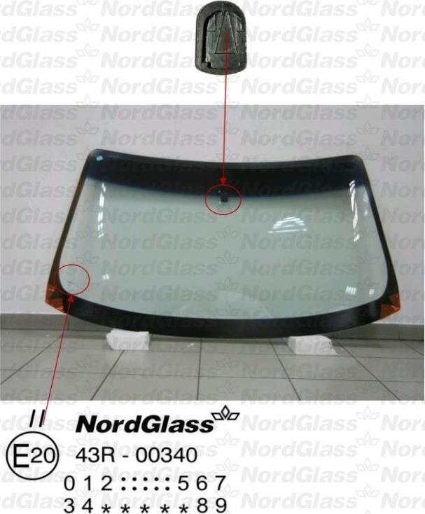 NordGlass 4043425 - Vējstikls adetalas.lv