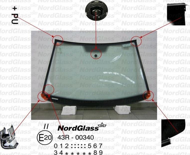 NordGlass 4043677 - Vējstikls adetalas.lv