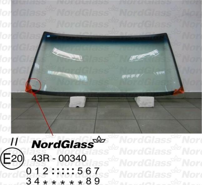 NordGlass 4043167 - Vējstikls adetalas.lv