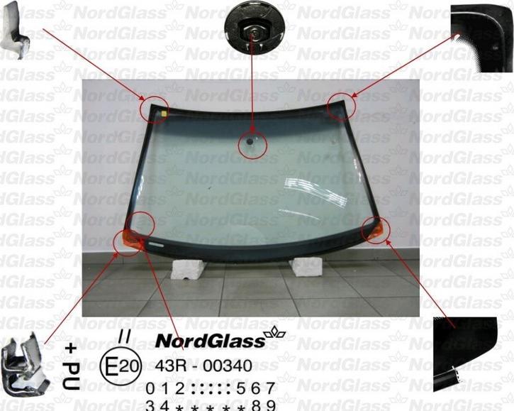 NordGlass 4043795 - Vējstikls adetalas.lv