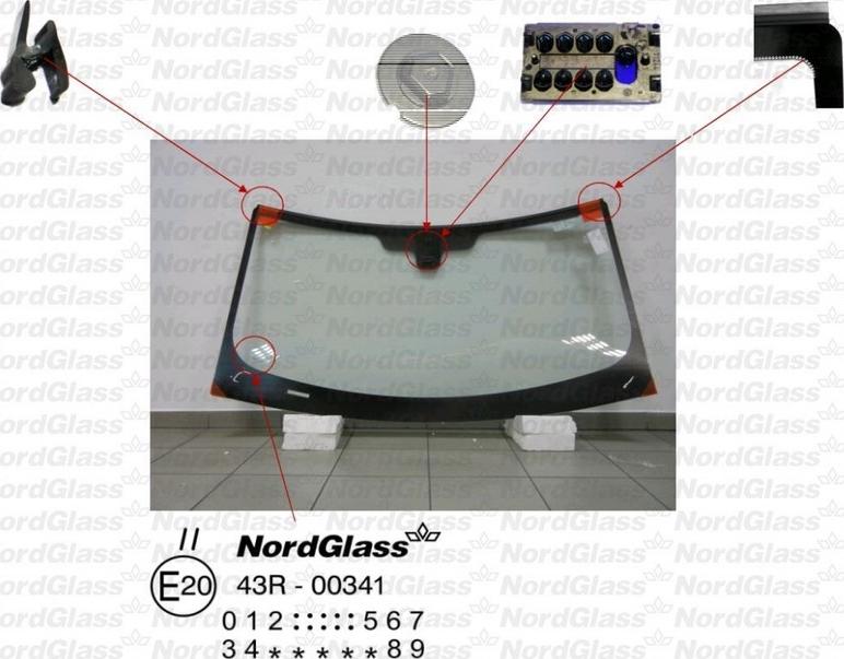 NordGlass 4043737 - Vējstikls adetalas.lv