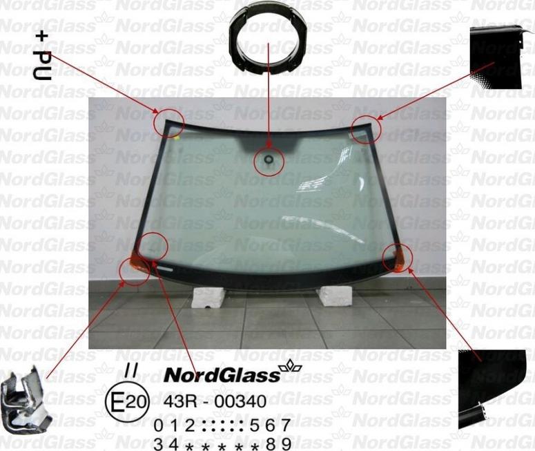 NordGlass 4043727 - Vējstikls adetalas.lv