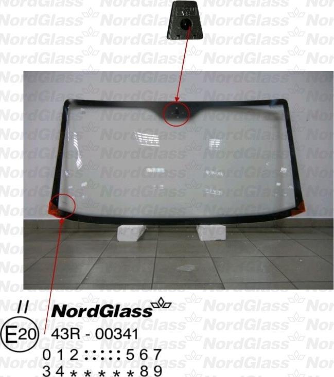 NordGlass 4042430 - Vējstikls adetalas.lv