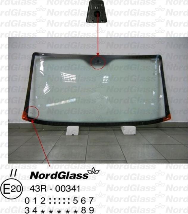 NordGlass 4042431 - Vējstikls adetalas.lv