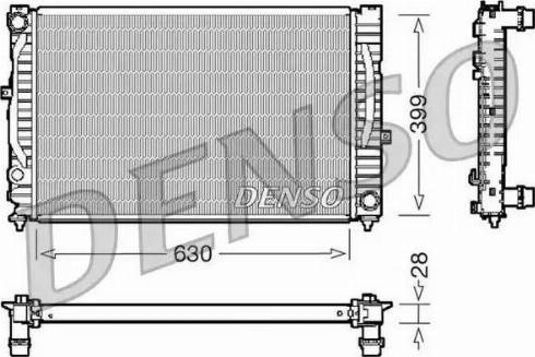 NPS DRM02032 - Radiators, Motora dzesēšanas sistēma adetalas.lv