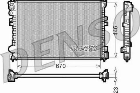 NPS DRM07055 - Radiators, Motora dzesēšanas sistēma adetalas.lv