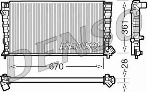 NPS DRM07030 - Radiators, Motora dzesēšanas sistēma adetalas.lv