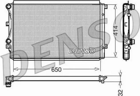 NPS DRM32015 - Radiators, Motora dzesēšanas sistēma adetalas.lv