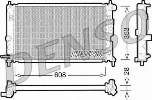 NPS DRM20027 - Radiators, Motora dzesēšanas sistēma adetalas.lv