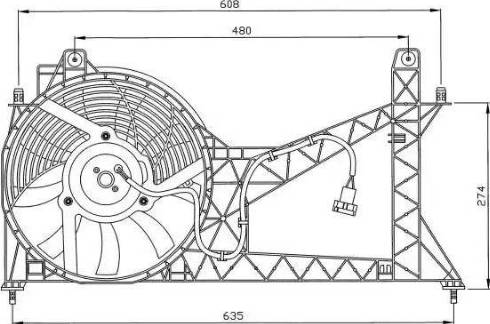 NRF 47065 - Ventilators, Motora dzesēšanas sistēma adetalas.lv