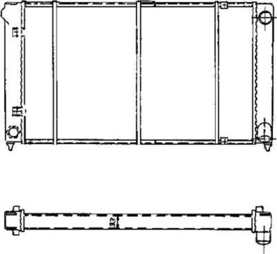 NRF 503003 - Radiators, Motora dzesēšanas sistēma adetalas.lv