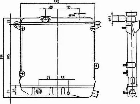 NRF 517903 - Radiators, Motora dzesēšanas sistēma adetalas.lv