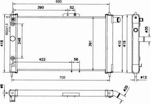 NRF 52054 - Radiators, Motora dzesēšanas sistēma adetalas.lv