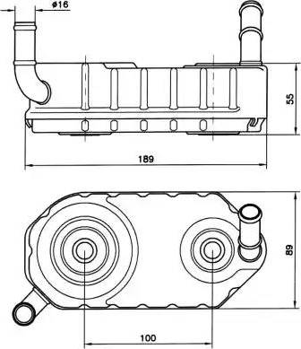 NRF 31004 - Eļļas radiators, Motoreļļa adetalas.lv