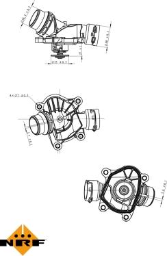 NRF 725041 - Termostats, Dzesēšanas šķidrums adetalas.lv