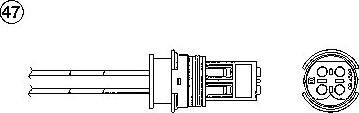 NTK 95047 - Lambda zonde adetalas.lv