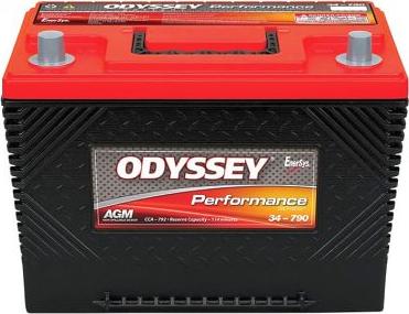 Odyssey Battery ODP-AGM34 - Startera akumulatoru baterija adetalas.lv