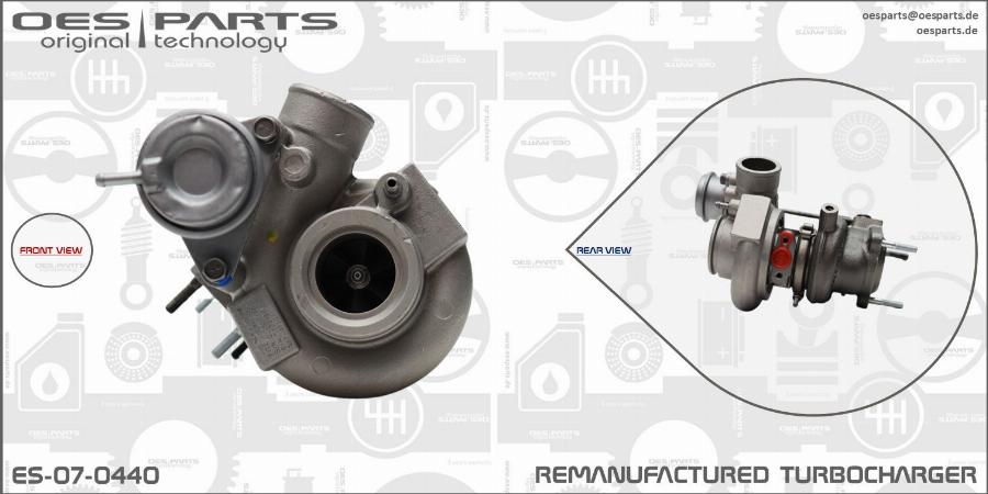 OES PARTS ES-07-0440 - Kompresors, Turbopūte adetalas.lv