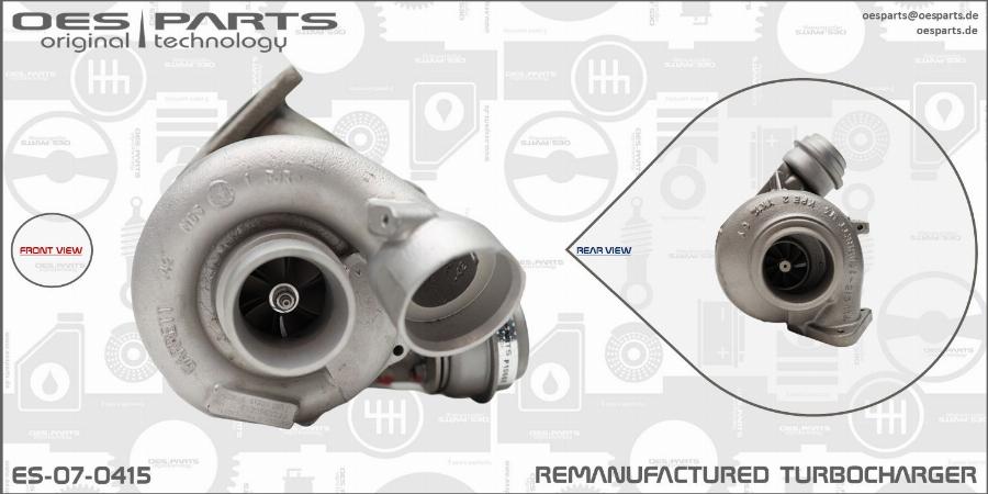 OES PARTS ES-07-0415 - Kompresors, Turbopūte adetalas.lv