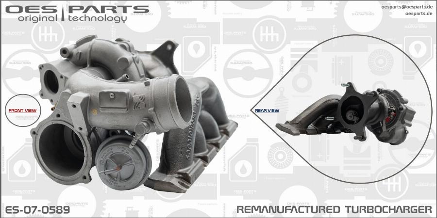 OES PARTS ES-07-0589 - Kompresors, Turbopūte adetalas.lv