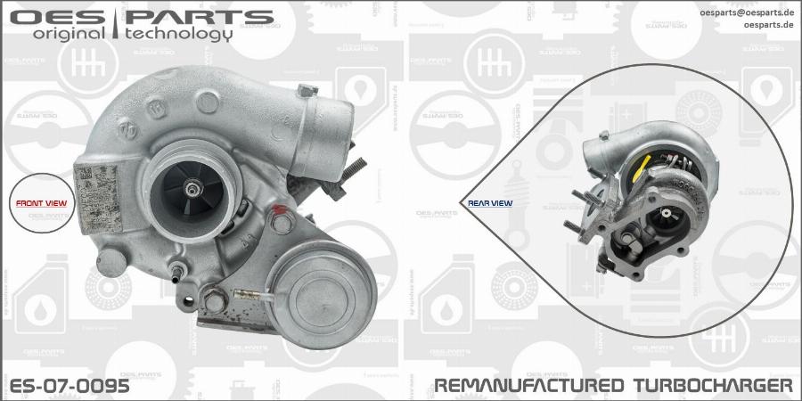 OES PARTS ES-07-0095 - Kompresors, Turbopūte adetalas.lv