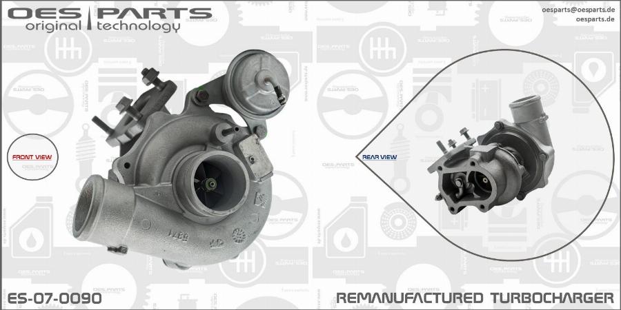 OES PARTS ES-07-0090 - Kompresors, Turbopūte adetalas.lv