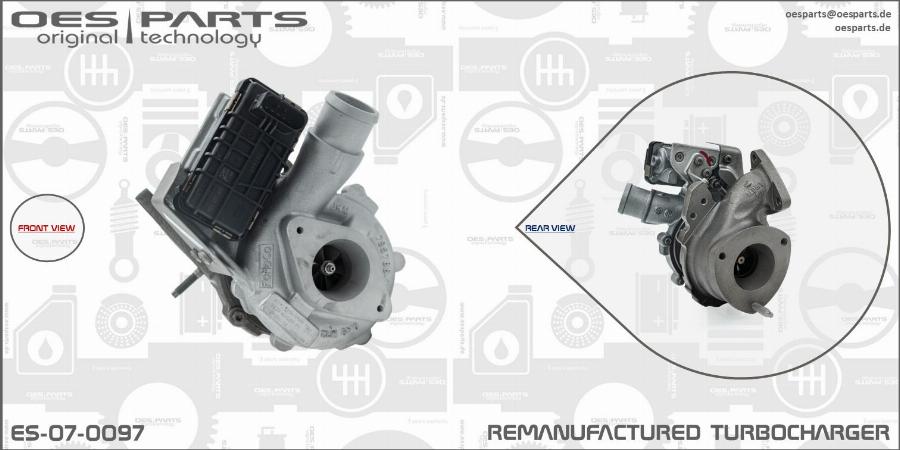 OES PARTS ES-07-0097 - Kompresors, Turbopūte adetalas.lv