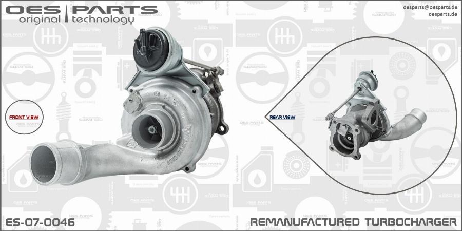 OES PARTS ES-07-0046 - Kompresors, Turbopūte adetalas.lv