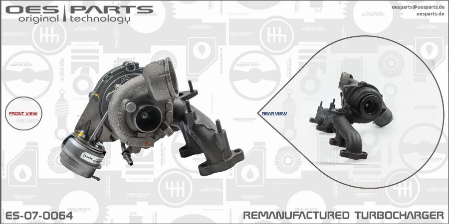 OES PARTS ES-07-0064 - Kompresors, Turbopūte adetalas.lv