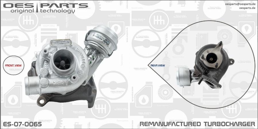 OES PARTS ES-07-0065 - Kompresors, Turbopūte adetalas.lv